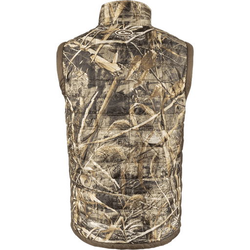 Drake Waterfowl Hunting Jacket Synthetic Down Two Tone Vest Realtree Max-5 3Xlarg