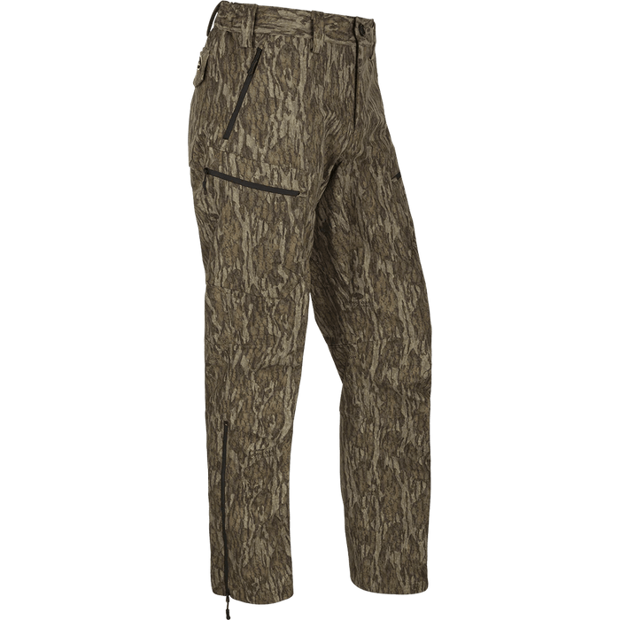 Drake Waterfowl Hunting Pants MST Softshell Waterfowler Pants (Mossy Oak Bottomland)