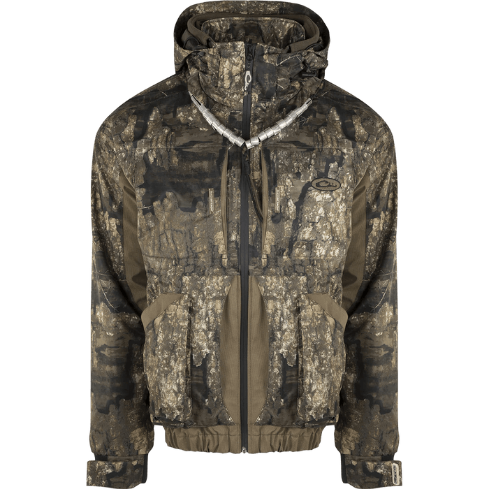 Drake Waterfowl Youth Hunting Jacket Youth Reflex 3-In-1 Plus 2 Jacket Realtree Timber Youth