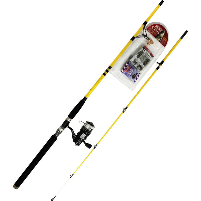 catfish spinning combo Catfish Kit w/rod & Reel 8' Glass EAGLE-CLAW — Fritz's Outdoor Discounts