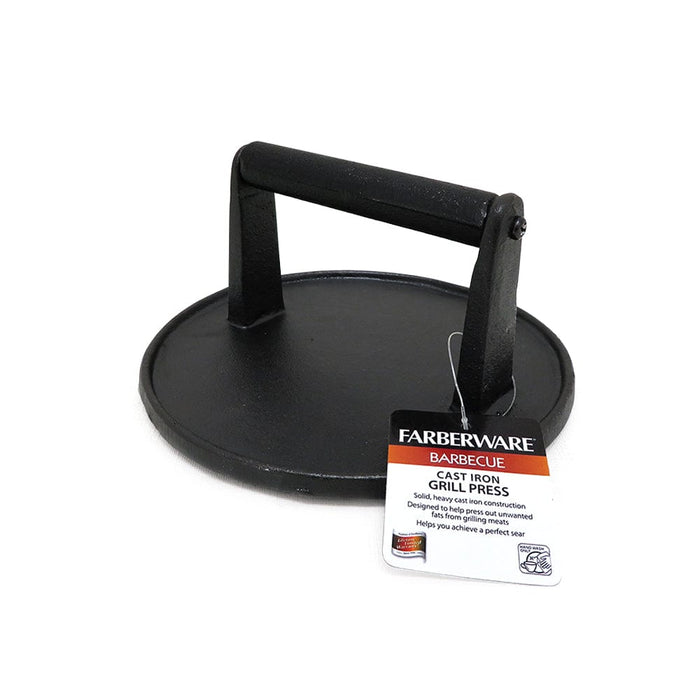 Farberware Barbecue Tools BARBECUE GRILL PRESS CAST IRON