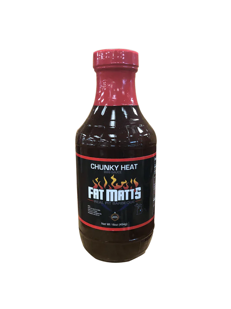 Fatt Matt's BBQ Hot Sauce Fat Matt’s BBQ Sauce Chunky Heat