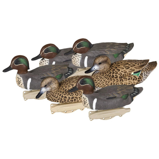 FLAMBEAU CORPORATION Decoy Flambeau 8015SUV Storm Front 2 Classic Green-Winged Teal Decoys, HD Winter Plumage, UVision Paint, 6 Pack