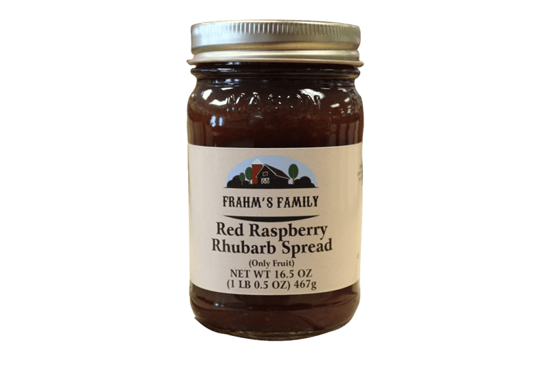 Frahm’s Family Jams & Jellies Red Raspberry Rhubarb Spread 16.5 oz