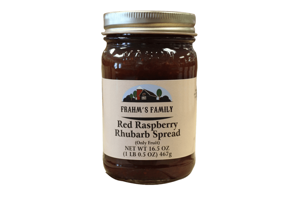 Frahm’s Family Jams & Jellies Red Raspberry Rhubarb Spread 16.5 oz