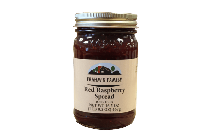 Frahm’s Family Jams & Jellies Red Raspberry Spread 16.5 oz