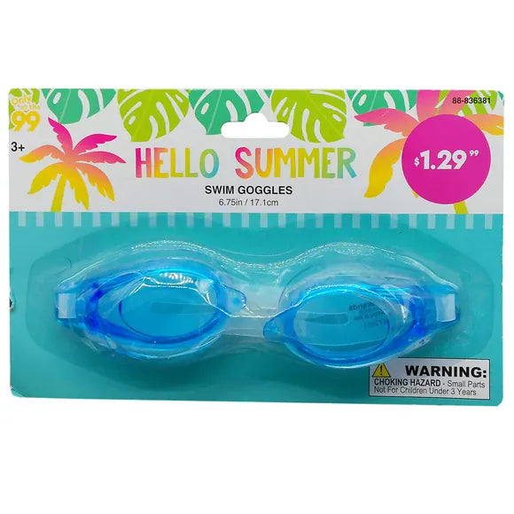 Fritz's Outdoor Discounts Adult Swim Goggles Assorted Colors