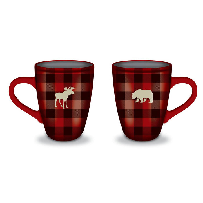 Fritz's Outdoor Discounts BUFFALO PLAID CAFE MUG 16OZ