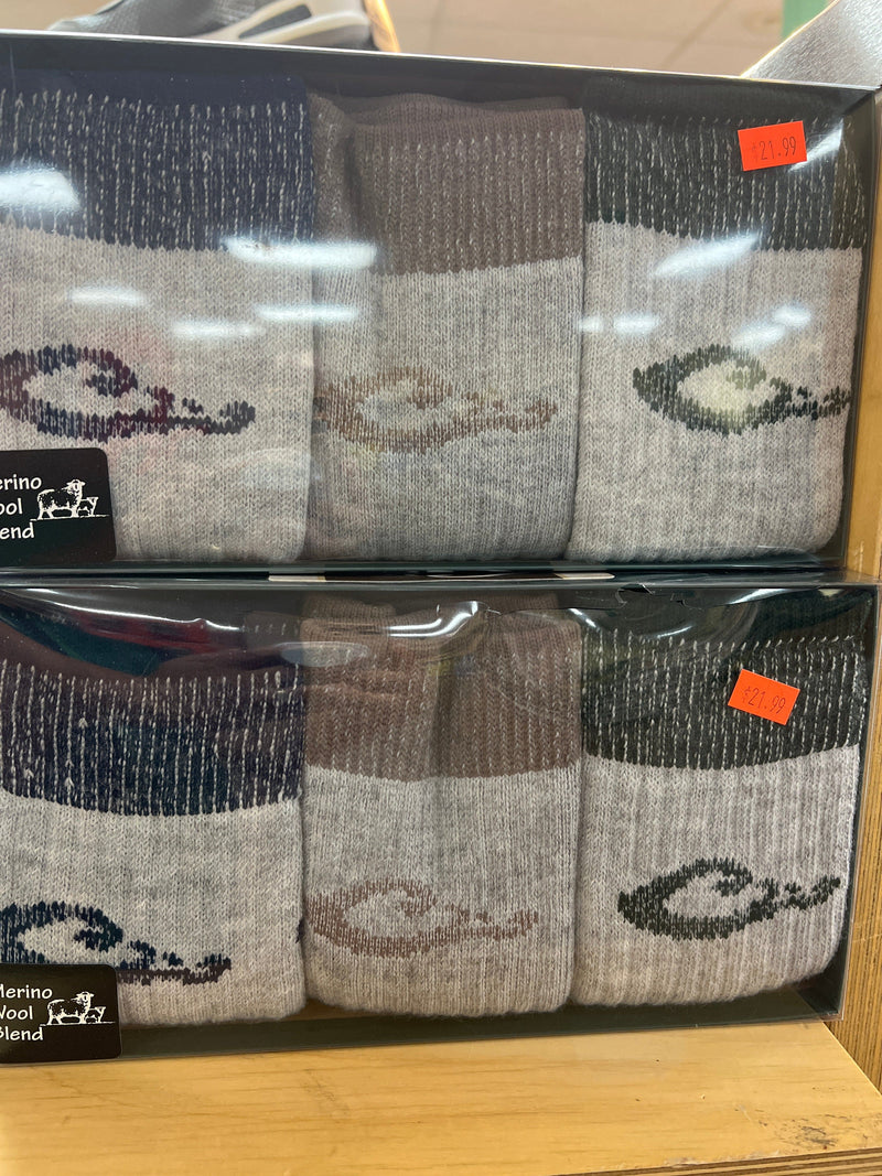 Fritz's Outdoor Discounts Drake 3 Pair Merino Wool Blend