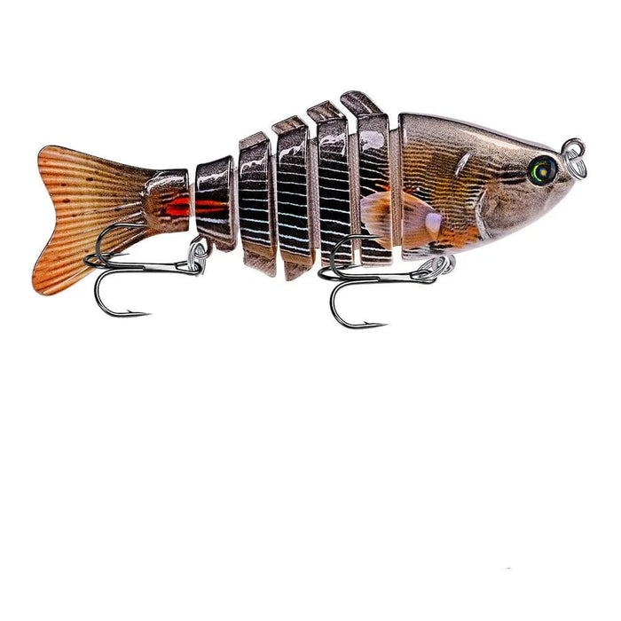 Fritz's Outdoor Discounts Hard Bait - 13 / 100 MM Artificial Minnow Multi-section Wobbler Fishing Bait