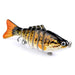 Fritz's Outdoor Discounts Hard Bait - 5 / 100 MM Artificial Minnow Multi-section Wobbler Fishing Bait