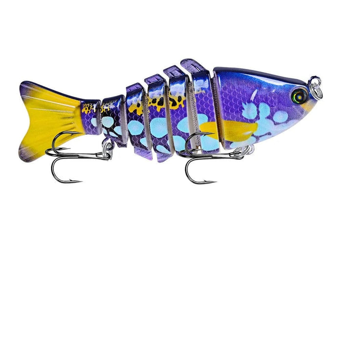 Fritz's Outdoor Discounts Hard Bait - 6 / 100 MM Artificial Minnow Multi-section Wobbler Fishing Bait