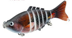 Fritz's Outdoor Discounts New Hard Bait - 13 / 100 MM Artificial Minnow Multi-section Wobbler Fishing Bait