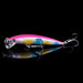 Fritz's Outdoor Discounts Pink and Silver / C 7CM Triple-Hook Minnow Fishing Lure