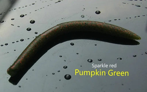Fritz's Outdoor Discounts Pumpkin / 14 CM Soft Plastic Worm Fishing Bait