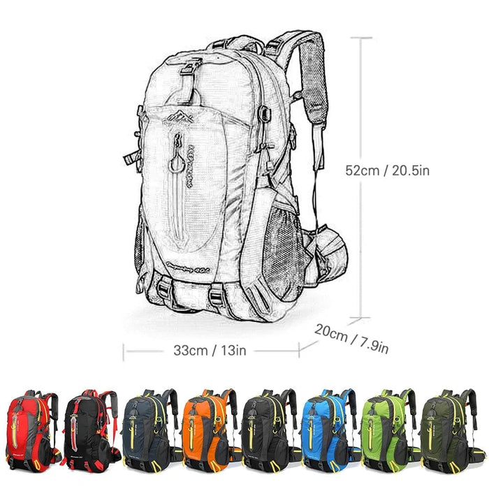 Fritz's Outdoor Discounts Waterproof Climbing Backpack