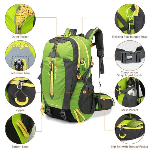 Fritz's Outdoor Discounts Waterproof Climbing Backpack