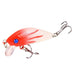 Fritz's Outdoor Discounts White and Red / 50mm 1 Piece Minnow Fishing Lure