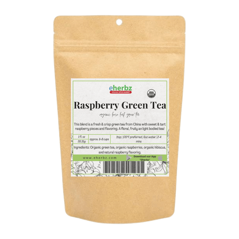Frontier Green Tea Raspberry Green Tea Organic