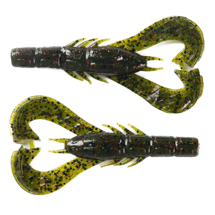 Googan Baits Soft Bait Watermelon Red Flake 10pk KRACKIN' CRAW 10pk