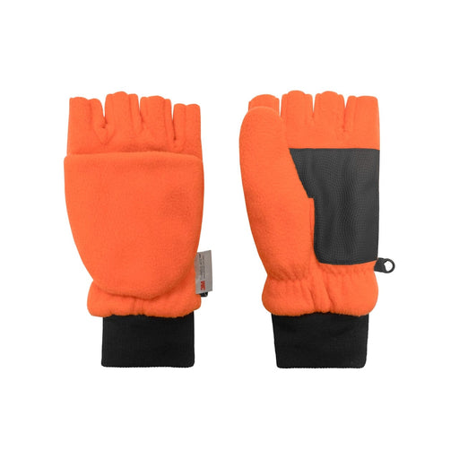 Grand Sierra Gloves Blaze Orange Fleece Pop Top Glove Mitten W. Thinsulate