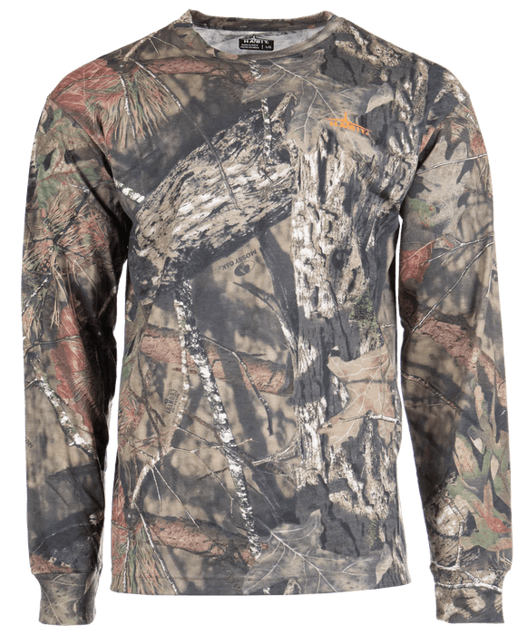 Habit Outdoors Apparel Men's Long-sleeve Bear Cave Camo Tee