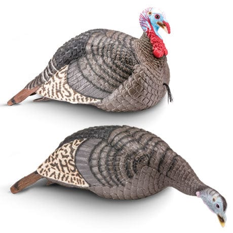 Hunters Specialties Decoy STRUT-LITE JAKE & FEEDING HEN COMBO DECOYS