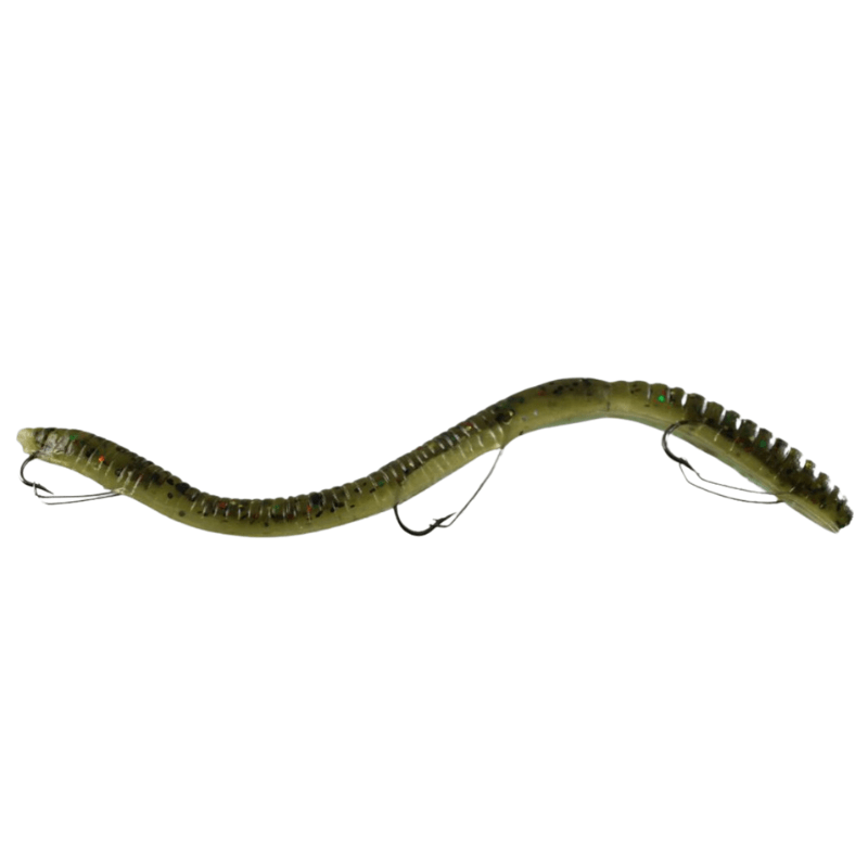 IKE-CON WEEDLESS PRE-RIGGED WORM 6 1/4