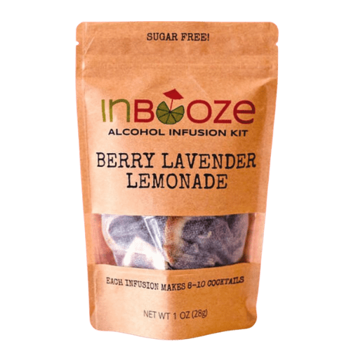 InBooze Cocktail Infusion Kit Berry Lavender Lemonade Alcohol Infusion Cocktail Kit
