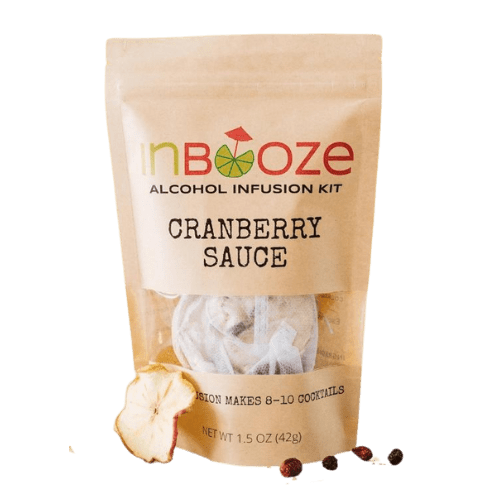 InBooze Cocktail Infusion Kit Cranberry Sauce Alcohol Infusion Cocktail Kit