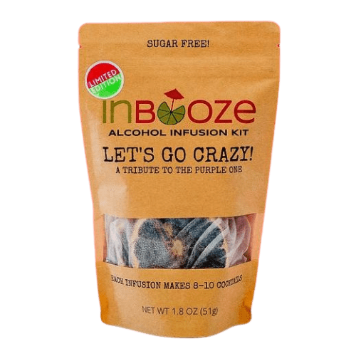 InBooze Cocktail Infusion Kit Let's Go Crazy Alcohol Infusion Cocktail Kit