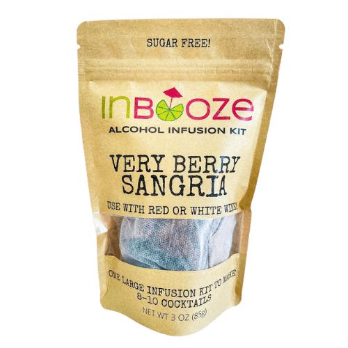 InBooze Cocktail Infusion Kit Very Berry Sangria Alcohol Infusion Cocktail Kit