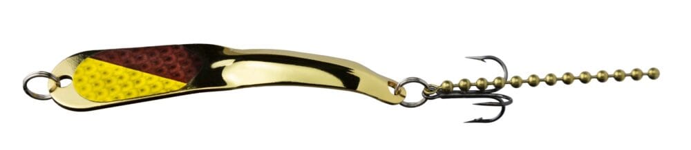 Iron Decoy Jigs & Lures Gold / Burgandy Yellow - BROWN Lure STEELY 2