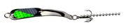 Iron Decoy Jigs & Lures Silver / Grey Hot Green Lure STEELY 5