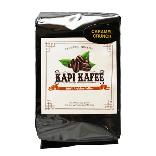 Kapi Kafee Coffee Ground Caramel Crunch Coffee 12oz