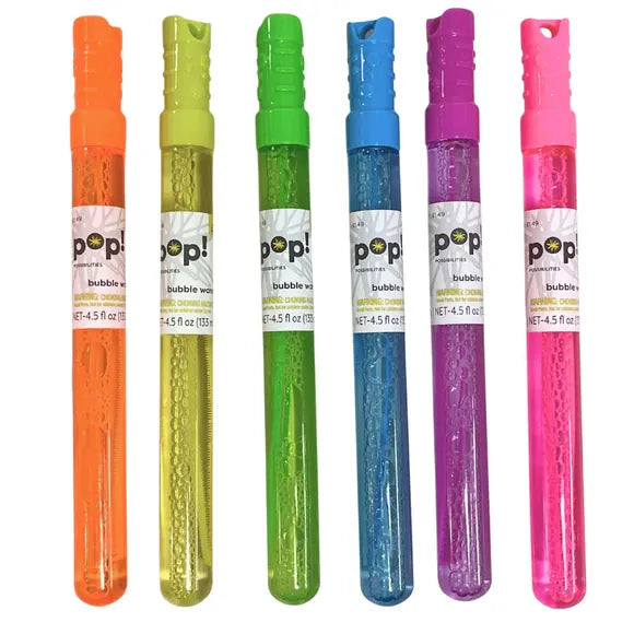 Kole Imports 4.5 Oz Bubble Wand in Assorted Colors
