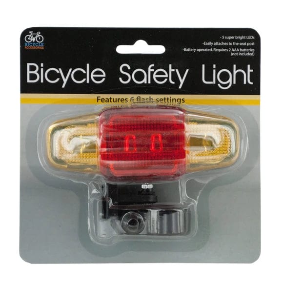 Kole Imports Accessories and Parts Flashing LED Bicycle Safety Light