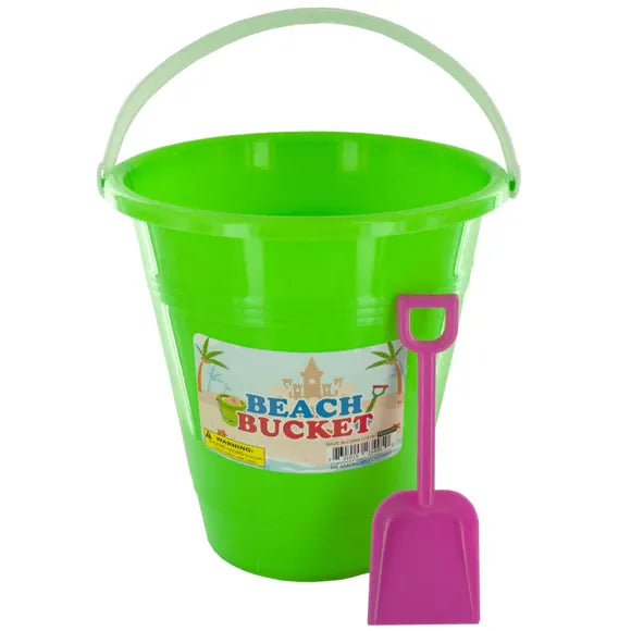Kole Imports Beach Bucket with Attached Shovel