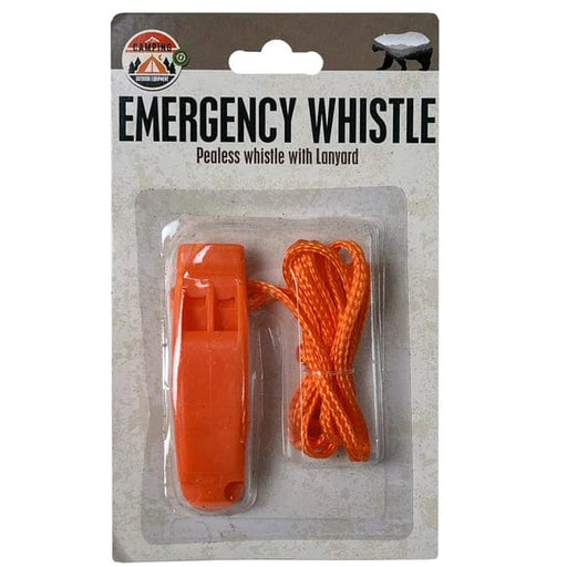 Kole Imports Camping Accessories Emergency Whistle With Lanyard