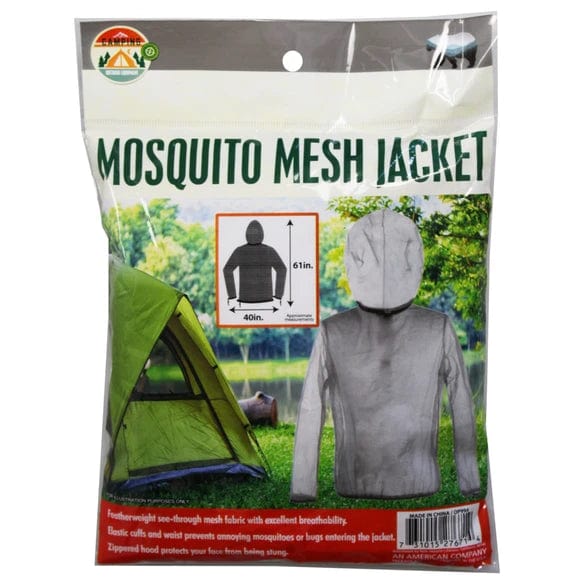 Kole Imports Camping Accessories Mosquito Mesh Jacket w/Face Mask