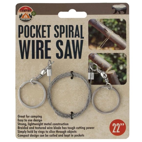 Kole Imports Camping Tools Pocket Spiral Wire Saw