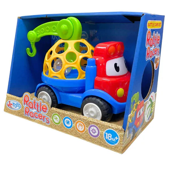 Kole Imports Hey Kiddo Rattle Racers Crane Truck