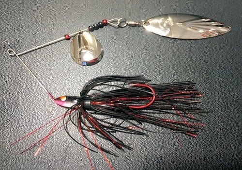 Leena Lures Jigs & Lures Black Night LEENA LURES PRO SERIES 1/2 OZ SPINNER BAIT