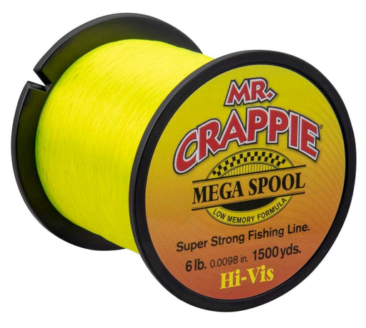 Lew's Fishing Line Mr. Crappie Hi-Vis Mono Mega Spool