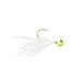 LunkerHunt Jigs & Lures CHARTREUSE WHITE GLOW TUNGSTEN FULL EFFECT JIG 1/32oz