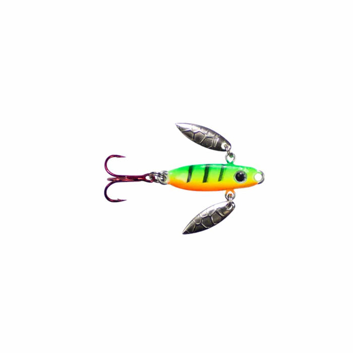 LunkerHunt Jigs & Lures FIRE TIGER GLOW LEAD ICY GLIDE 1 1/8" (1/8oz)