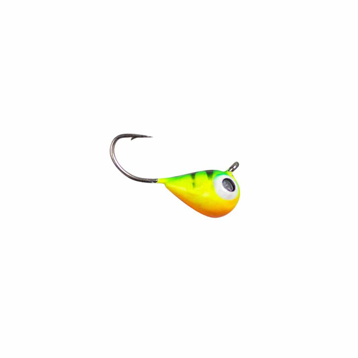 LunkerHunt Jigs & Lures FIRE TIGER GLOW TUNGSTEN MICRO TEAR DROP 1/8oz