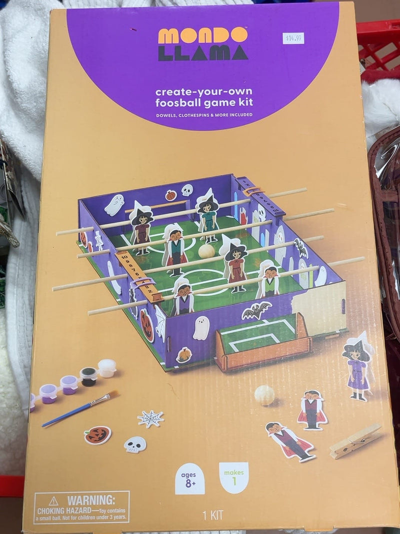 Mondo Llama Kids Craft Kits Mondo Llama Create-Your-Own Halloween Foosball Game Kit