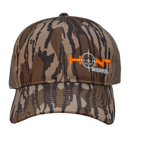 Monkey Hunt Headwear Hunt Monkey Left Panel Embroidery  Org Bottomland