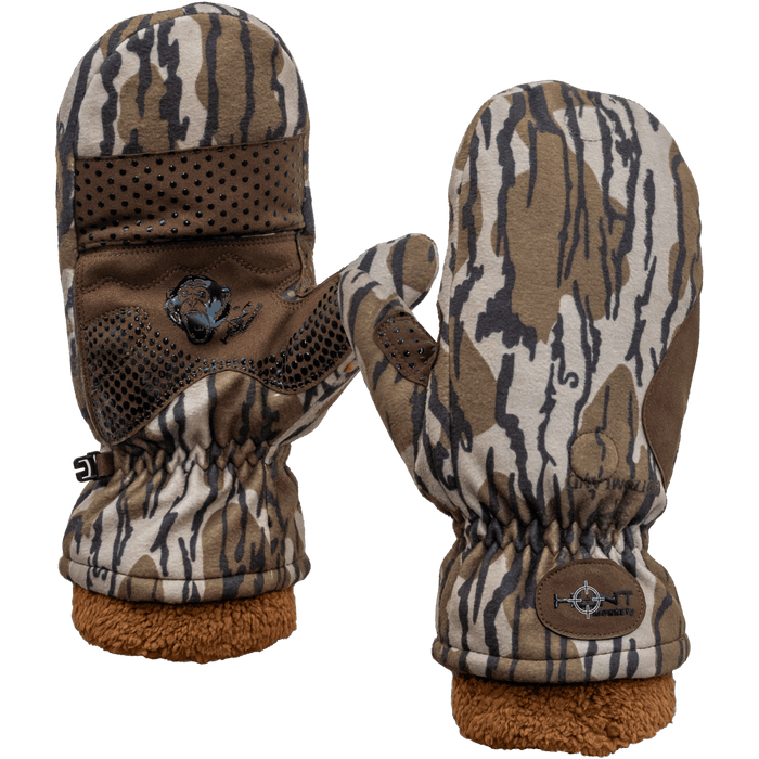 Monkey Hunt Hunting Gloves The HEATER FLIP TOP MITTEN Org BOTTOMLAND